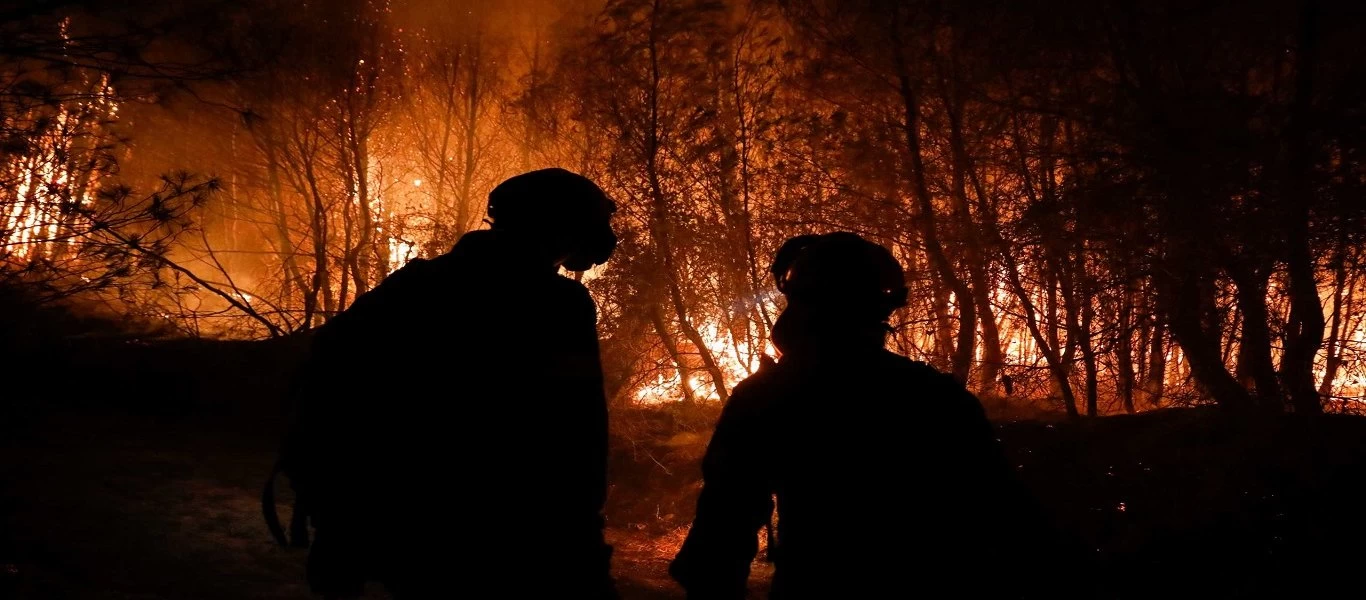 Φωτιά στην περιοχή Λιβάδι Θεσσαλονίκης: Καίγεται δρυοδάσος Natura 2000